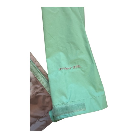 The North Face Venture 2.5 L Women’s Waterproof Hyvent Size M Mint Green Jacket - Picture 12 of 14